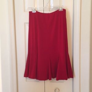 Skirt size medium red